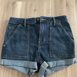 Free People Jean shorts